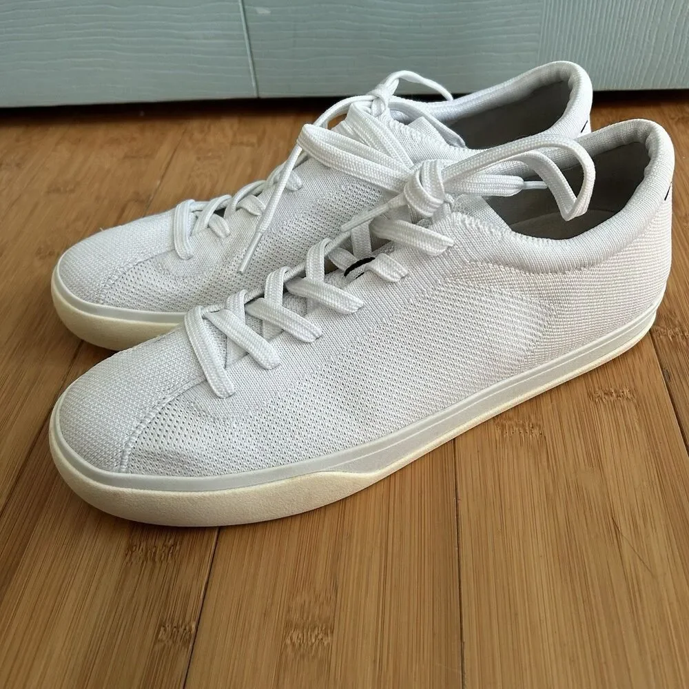 Rothy's The Lace Up Bright White Casual‎ Sneaker Womens 10.5 - Picture 4 of 15